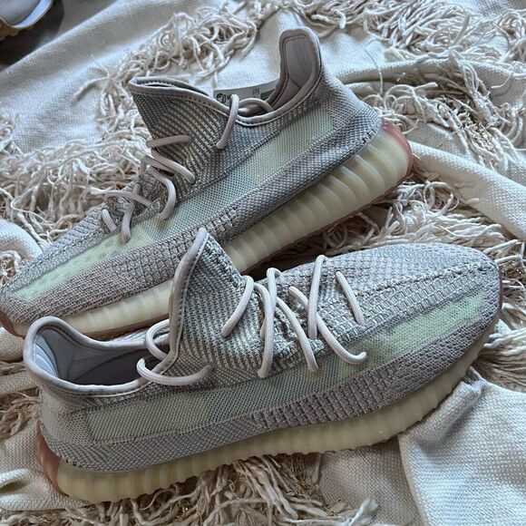 adidas Yeezy Boost 350 V2 Citrin (Non-Reflective) US 13 - Picture 2 of 7